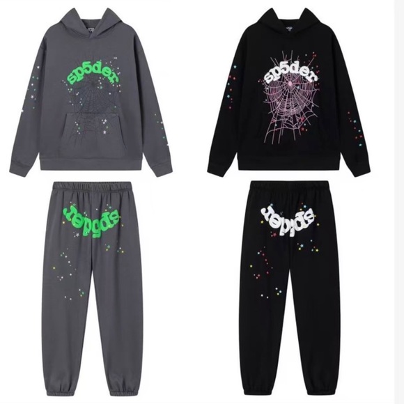 The Unbranded Brand Other - Kids Spider Graphic Matching Set - Black